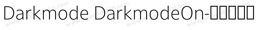 Darkmode DarkmodeOn字体转换